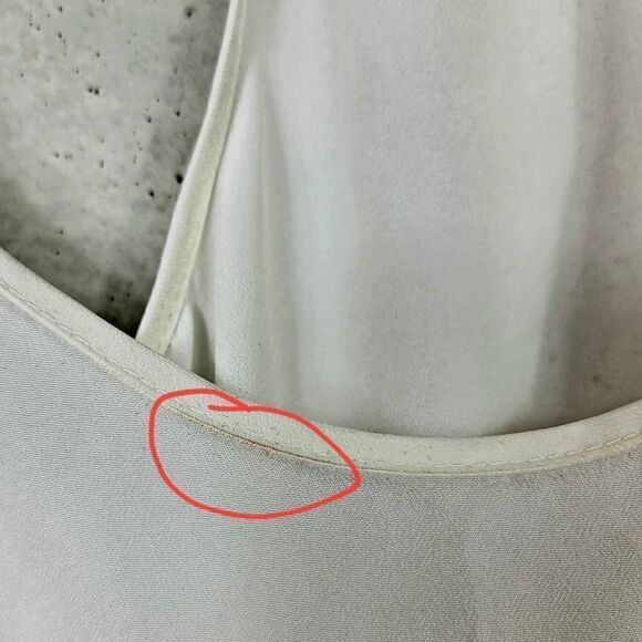 J.Crew Racerback Cami Tank Top. Ivory 00#023 - Picture 6 of 11